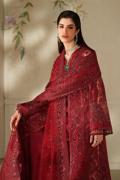 Baroque 3 Piece Unstitched Embroidered Net Suit - CH14-01