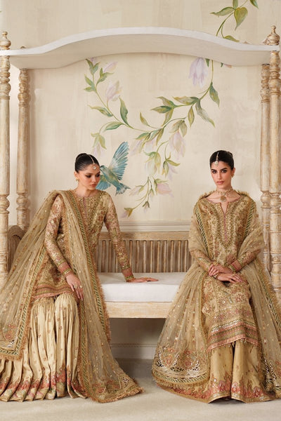 Baroque 3 Piece Unstitched Embroidered Net Suit - CH14-02