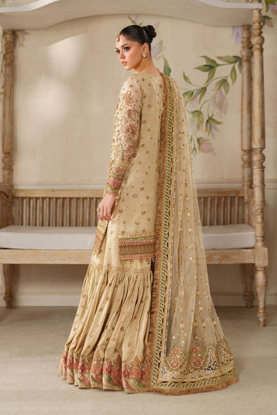 Baroque 3 Piece Unstitched Embroidered Net Suit - CH14-02