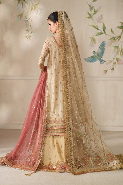 Baroque 3 Piece Unstitched Embroidered Net Suit - CH14-02
