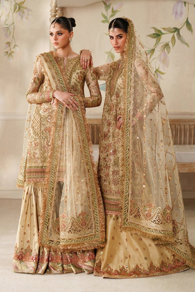 Baroque 3 Piece Unstitched Embroidered Net Suit - CH14-02