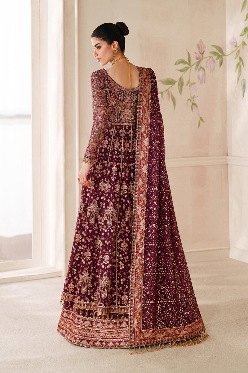 Baroque 3 Piece Unstitched Embroidered Chiffon Suit - CH14-05