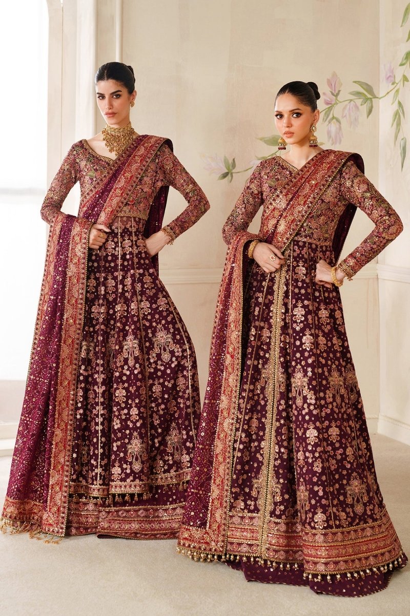 Baroque 3 Piece Unstitched Embroidered Chiffon Suit - CH14-05