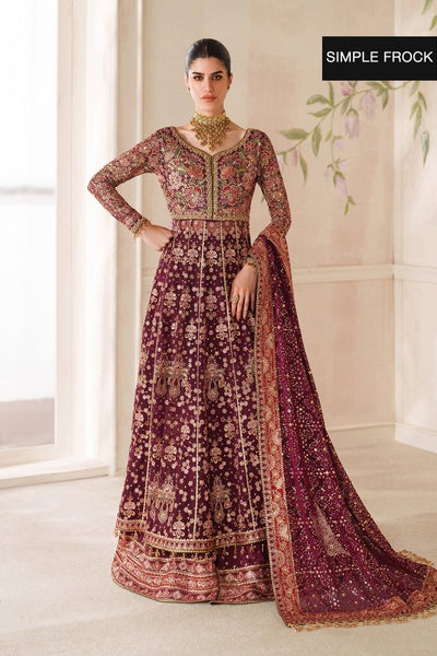 Baroque 3 Piece Unstitched Embroidered Chiffon Suit - CH14-05
