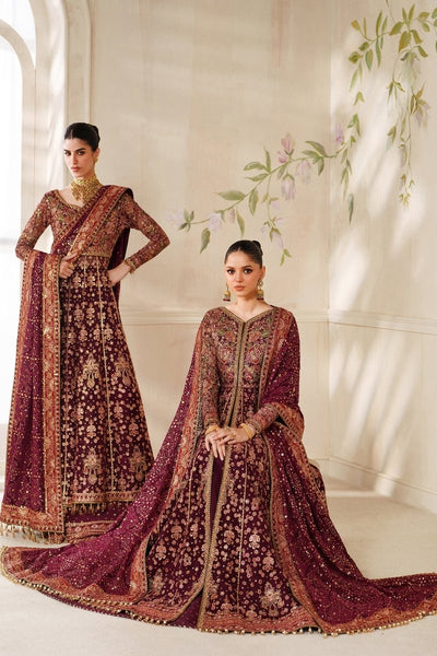 Baroque 3 Piece Unstitched Embroidered Chiffon Suit - CH14-05