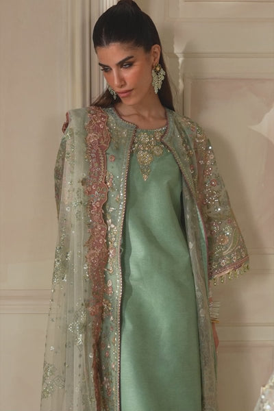 Baroque 3 Piece Unstitched Embroidered Net Suit - CH14-06