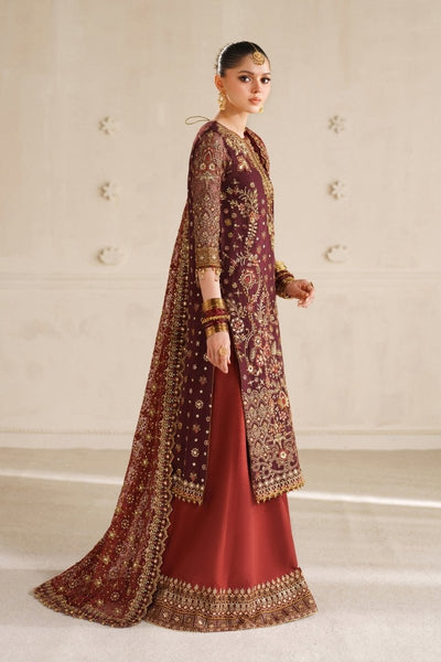 Baroque 3 Piece Unstitched Embroidered Chiffon Suit - CH14-07