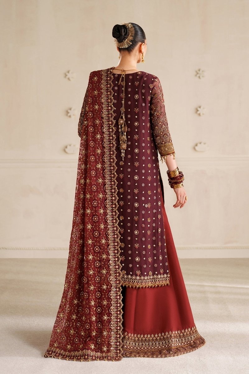 Baroque 3 Piece Unstitched Embroidered Chiffon Suit - CH14-07
