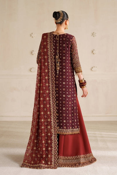 Baroque 3 Piece Unstitched Embroidered Chiffon Suit - CH14-07