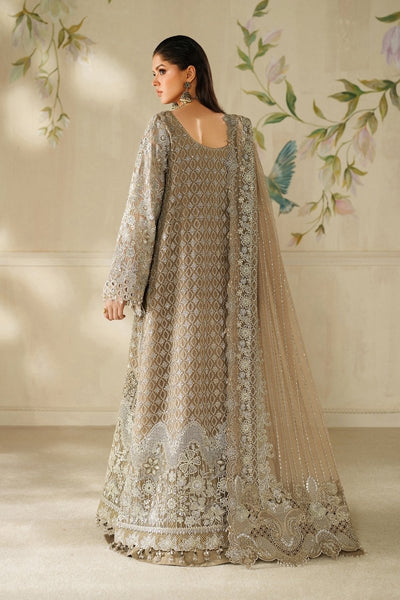 Baroque 3 Piece Unstitched Embroidered Chiffon Suit - CH14-08