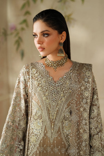 Baroque 3 Piece Unstitched Embroidered Chiffon Suit - CH14-08