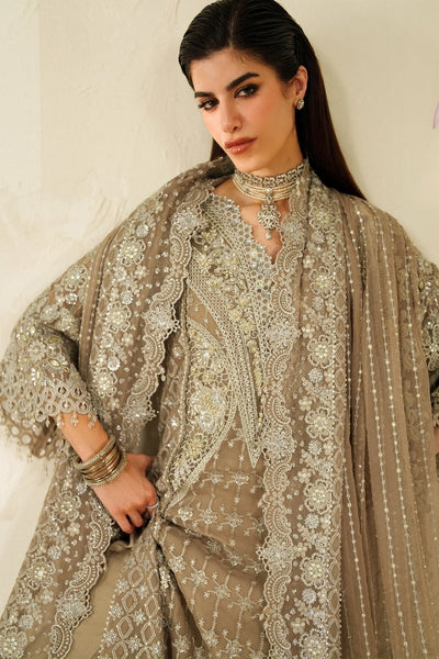 Baroque 3 Piece Unstitched Embroidered Chiffon Suit - CH14-08