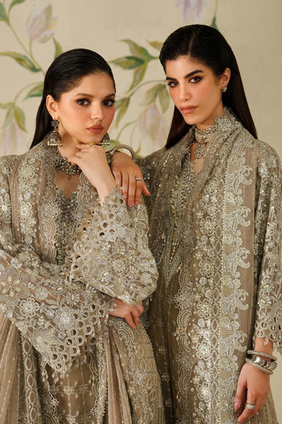 Baroque 3 Piece Unstitched Embroidered Chiffon Suit - CH14-08