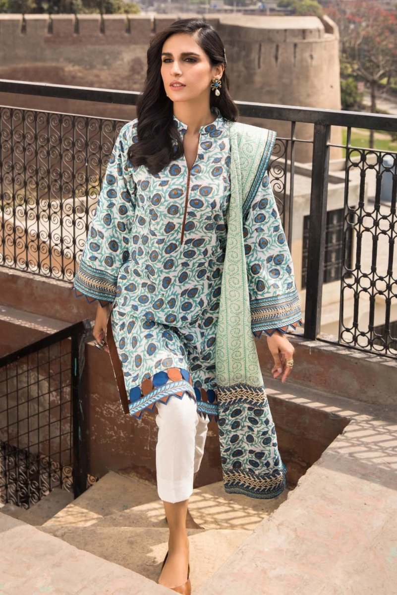 Gul Ahmed 3PC Unstitched Lawn Suit CL-1132-B