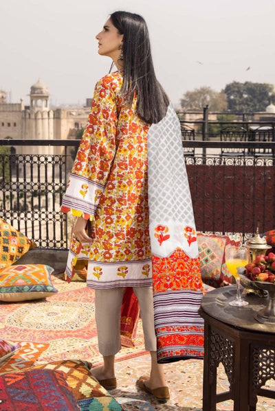 Gul Ahmed 3PC Unstitched Lawn Suit CL-1135-B