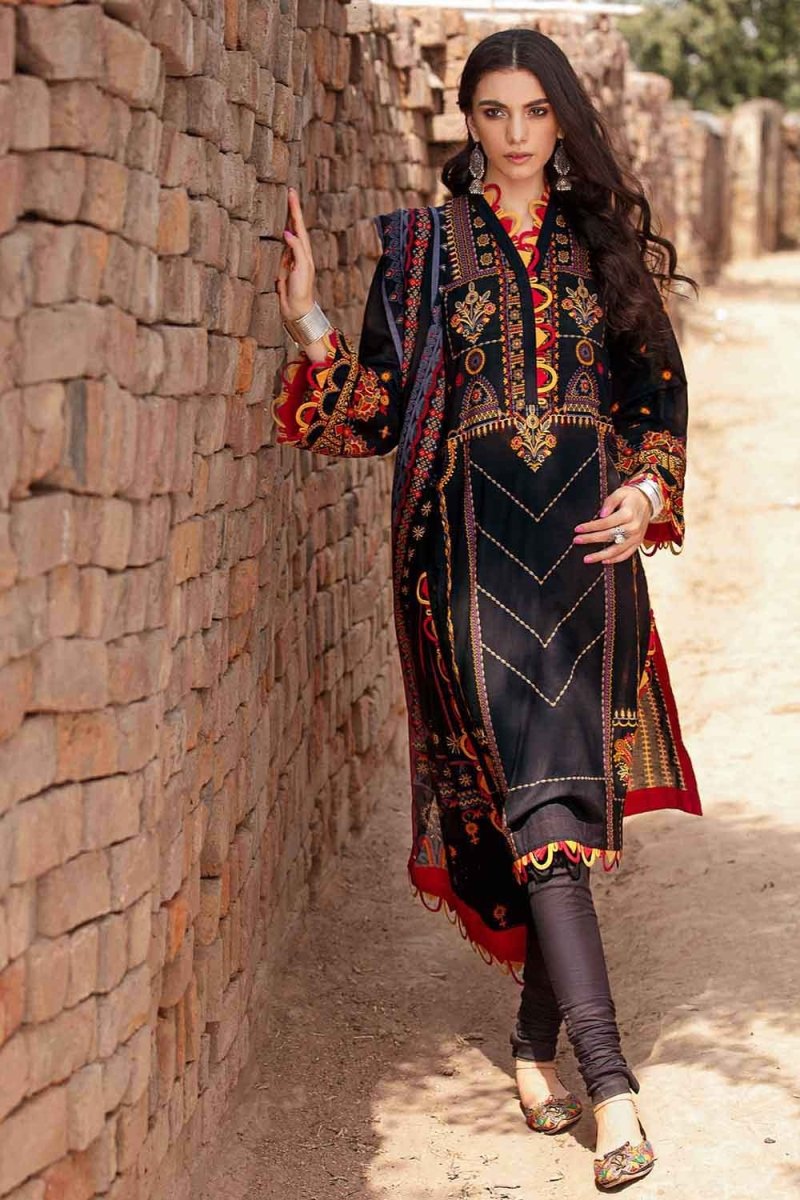 Gul Ahmed 3PC Printed Lawn Unstitched Suit CL-1328 B