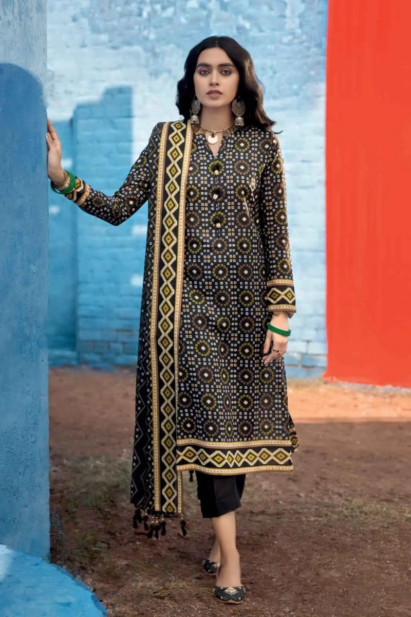 Gul Ahmed 3PC Chunri Lawn Stitched Suit CL-22055 B