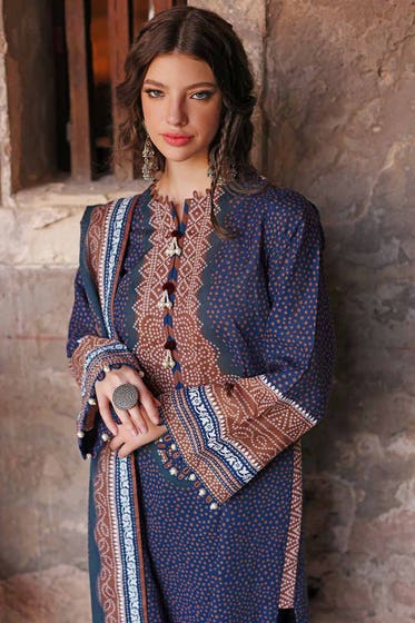 Gul Ahmed 3PC Chunri Lawn Unstitched Suit CL-22069 A