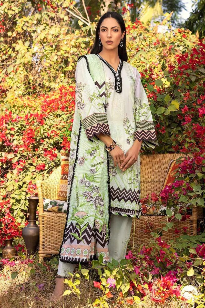 Gul Ahmed 3PC Digital Printed Lawn Stitched Suit CL-22076 B