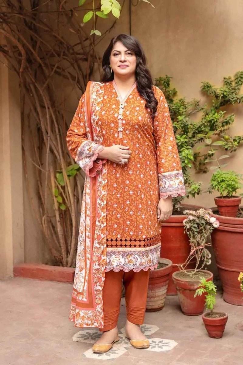 Gul Ahmed 3PC Lawn Unstitched Printed Suit CL-22140 A