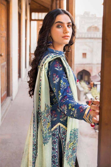 Gul Ahmed 3PC Lawn Unstitched Foil Printed Suit CL-32236 B