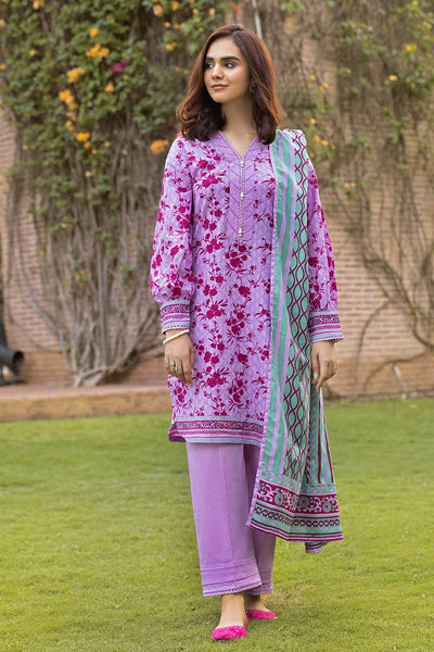 Gul Ahmed 3PC Printed Lawn Unstitched Suit CL-32324 B