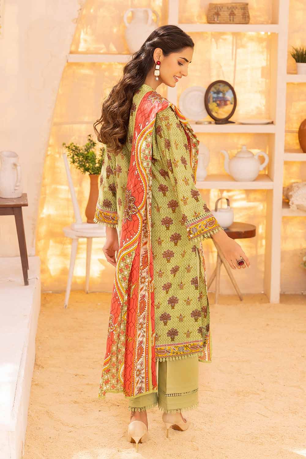 Gul Ahmed 3PC Printed Lawn Unstitched Suit CL-32364 B