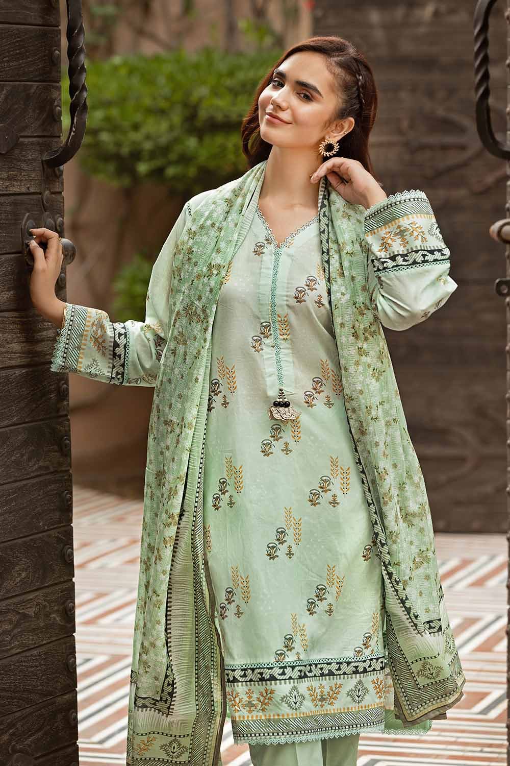 Gul Ahmed 3PC Printed Lawn Unstitched Suit CL-32443 A