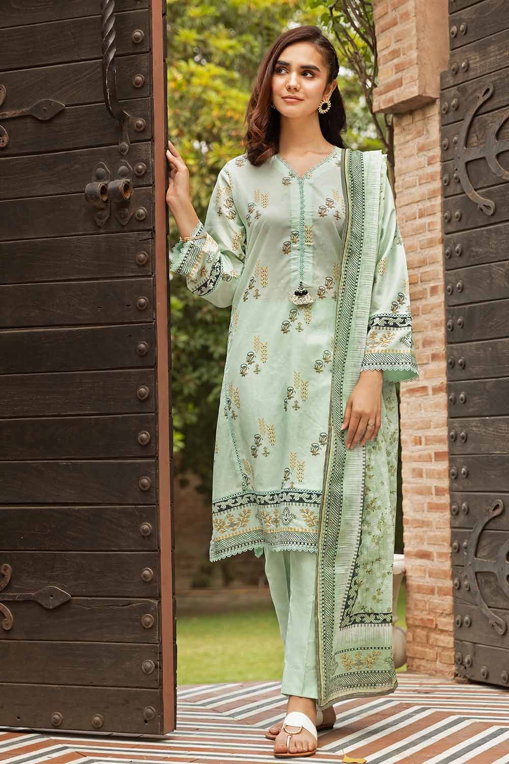 Gul Ahmed 3PC Printed Lawn Unstitched Suit CL-32443 A