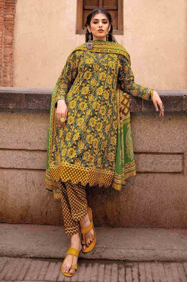 Gul Ahmed 3PC Lawn Unstitched Printed Suit CL-32449 A