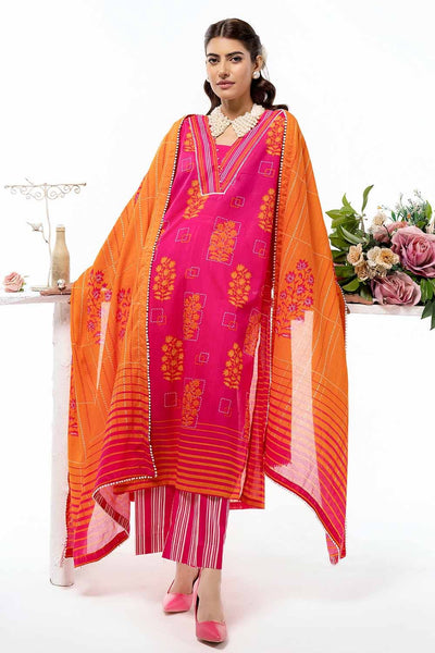 Gul Ahmed 3PC Lawn Printed Unstitched Suit CL-32452
