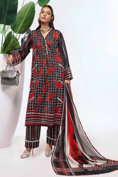 Gul Ahmed 3PC Lawn Printed Unstitched Suit CL-32454