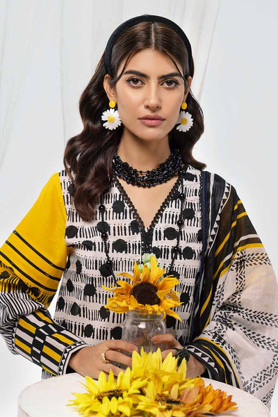 Gul Ahmed 3PC Lawn Printed Unstitched Suit CL-32455