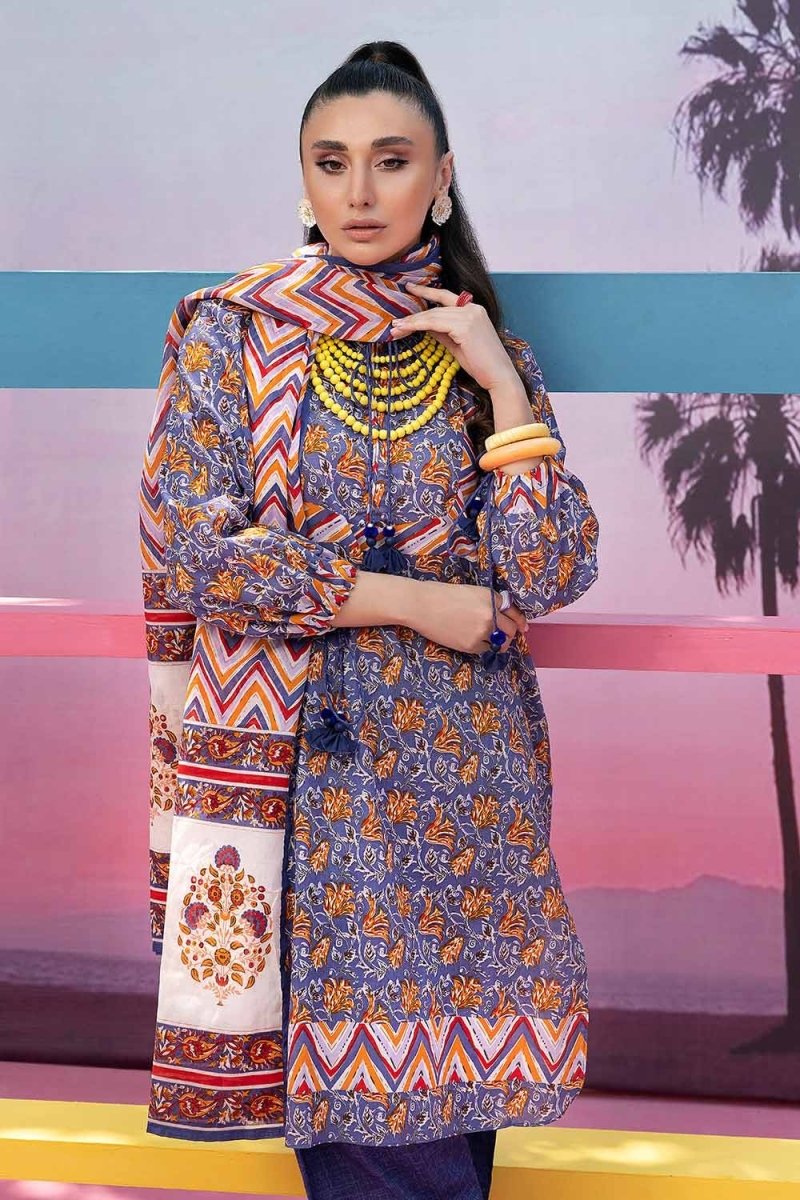 Gul Ahmed 3PC Lawn Printed Unstitched Suit CL-32460 A