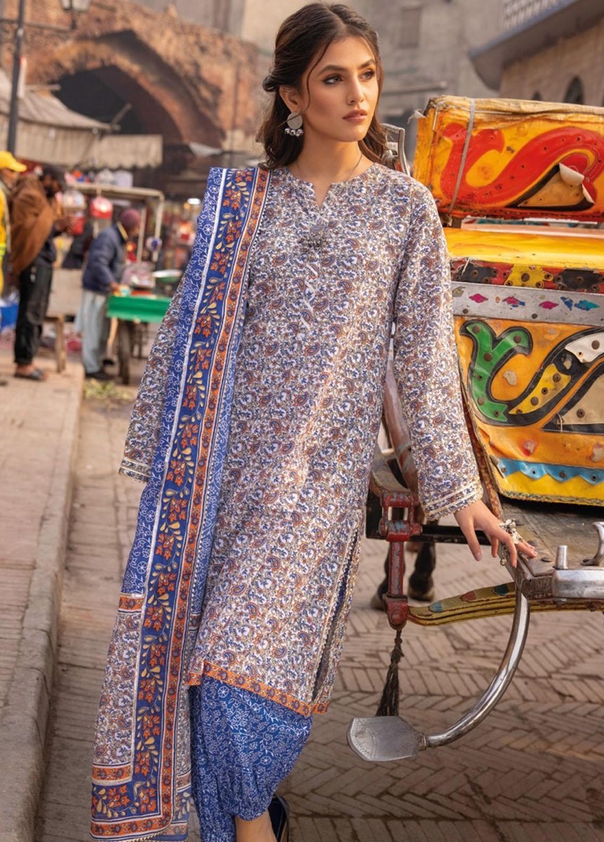 Gul Ahmed 3PC Lawn Unstitched Foil Printed Suit CL-32462 A