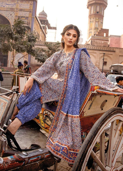 Gul Ahmed 3PC Lawn Unstitched Foil Printed Suit CL-32462 A