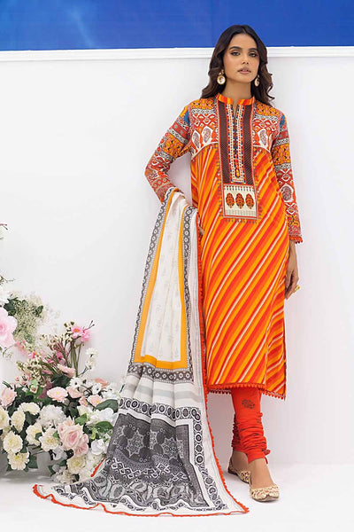Gul Ahmed 3PC Printed Lawn Unstitched Suit CL-32473