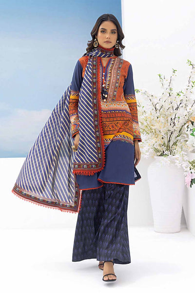 Gul Ahmed 3PC Printed Lawn Unstitched Suit CL-32474