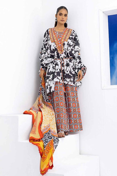 Gul Ahmed 3PC Printed Lawn Unstitched Suit CL-32475