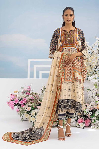 Gul Ahmed 3PC Printed Lawn Unstitched Suit CL-32478