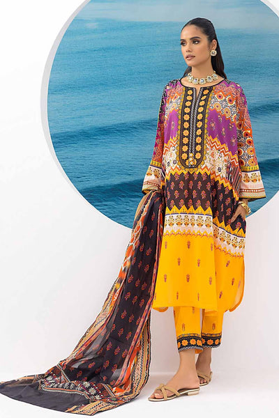 Gul Ahmed 3PC Printed Lawn Unstitched Suit CL-32479