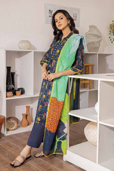 Gul Ahmed 3PC Printed Lawn Unstitched Suit CL-32502