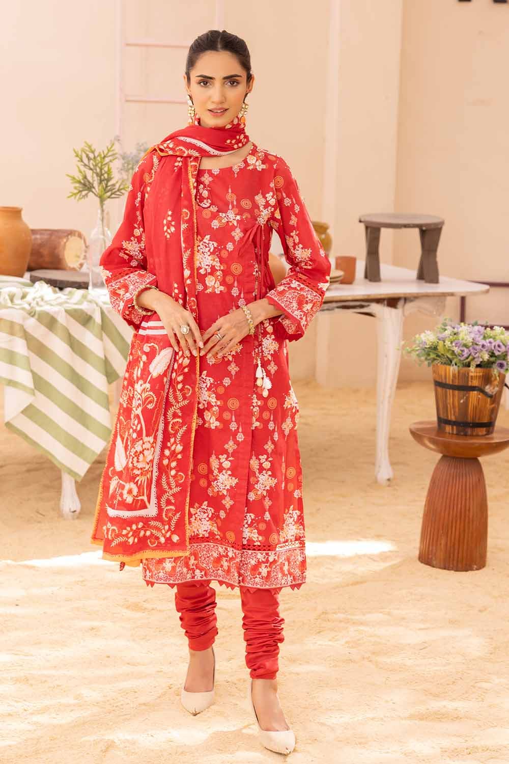 Gul Ahmed 3PC Printed Lawn Unstitched Suit CL-32511 A