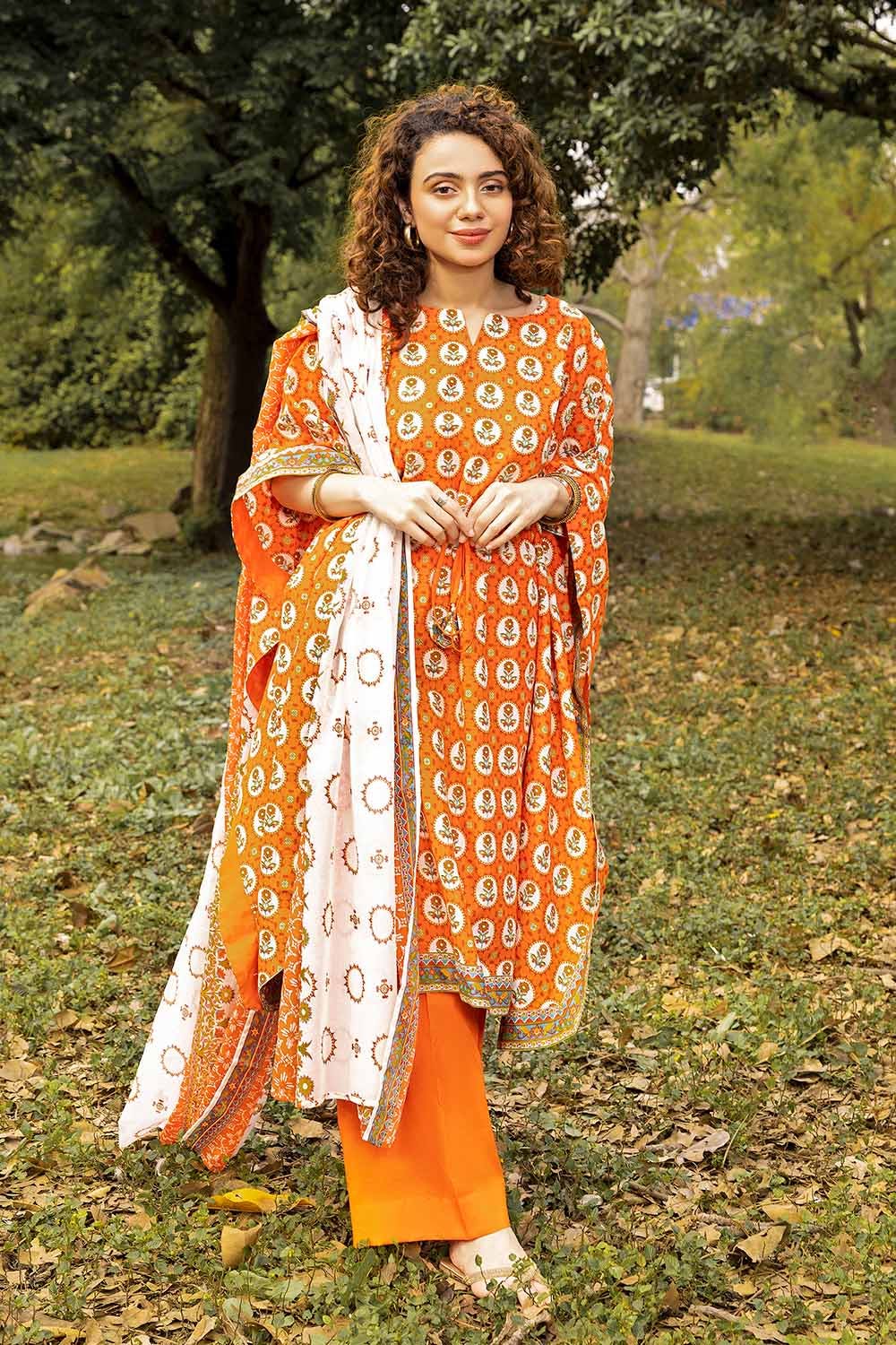 Gul Ahmed 3PC Printed Lawn Unstitched Suit CL-32583 A