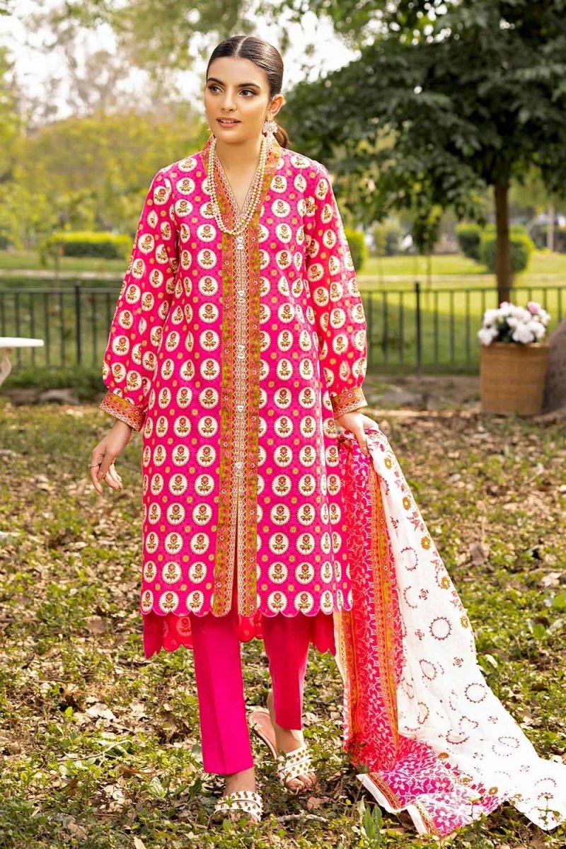 Gul Ahmed 3PC Printed Lawn Unstitched Suit CL-32583 B