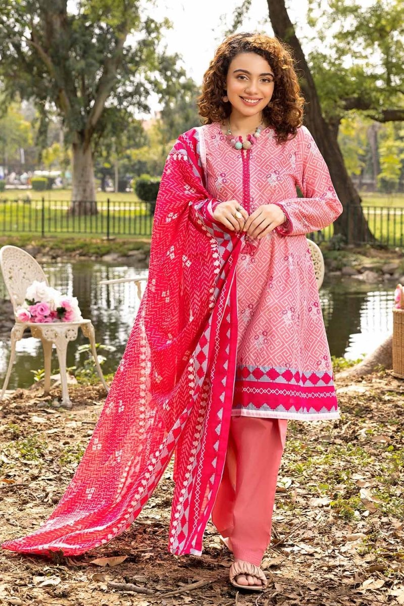 Gul Ahmed 3PC Printed Lawn Unstitched Suit CL-32584 A