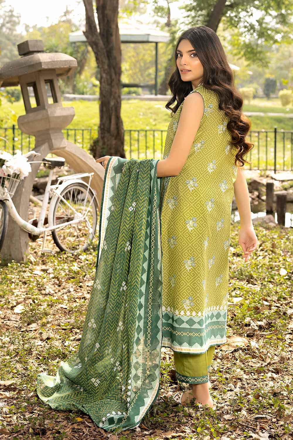 Gul Ahmed 3PC Printed Lawn Unstitched Suit CL-32584 B
