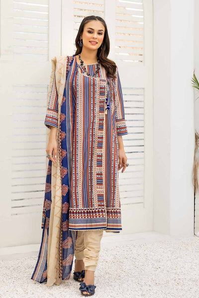 Gul Ahmed 3PC Printed Lawn Unstitched Suit CL-32585 B