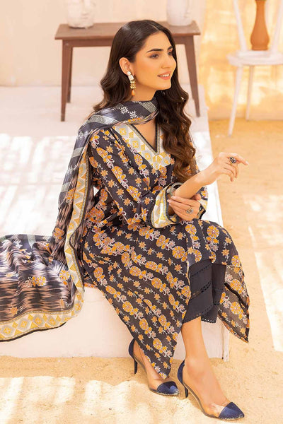 Gul Ahmed 3PC Printed Lawn Unstitched Suit CL-32586 A