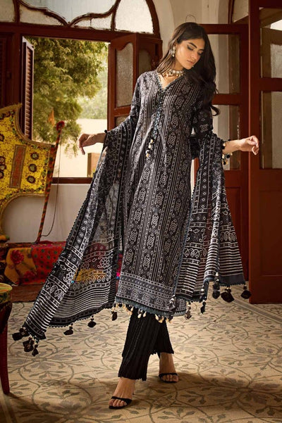 Gul Ahmed 3PC Printed Lawn Unstitched Suit CL-42009 B